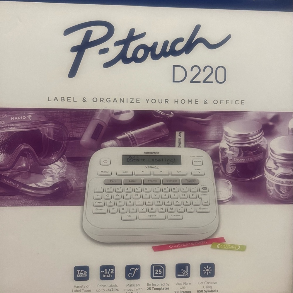 Brother P-touch PT-D220 Home Office Everyday Label Maker New